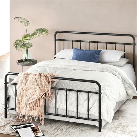 zinus metal bed frame